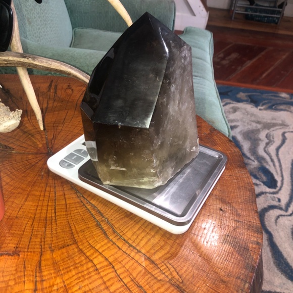 Phantom Smokey Quartz point 8 lbs+ 8 L